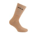 Lot de 6 Paires de Chaussettes homme Tennis Sportif Gris/Marron/Bordeau/Vert/Beige Uni - Fila