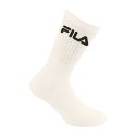 Lot de 6 Paires de Chaussettes homme Tennis Sportif Ecru/Beige/Marron Uni - Fila