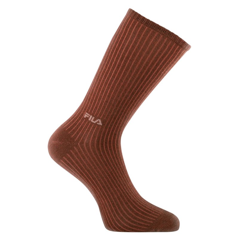 Lot de 6 Paires de Chaussettes femme Tennis Mode, SportifMarron/Camel/Beige - Fila