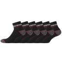 Lot de 6 Paires de Chaussettes homme Courtes Travail Noir Imprimé - Facom