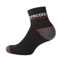 Lot de 6 Paires de Chaussettes homme Courtes Travail Noir Imprimé - Facom