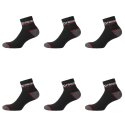 Lot de 6 Paires de Chaussettes homme Courtes Travail Noir Imprimé - Facom