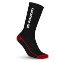 Lot de 4 Paires de Chaussettes homme Tennis Travail Noir/Rouge/Blanc Imprimé - Facom