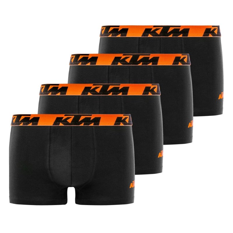 Lot de 4 Boxers homme en Coton Uni - Ktm