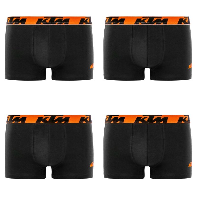 Lot de 4 Boxers homme en Coton Uni - Ktm