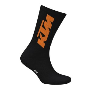 Lot de 6 Paires de Chaussettes homme Tennis Sportif Noir/Orange - Ktm