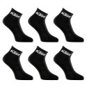 Lot de 6 Paires de Chaussettes homme Courtes Sportif Noir/Orange/Blanc Uni - Ktm