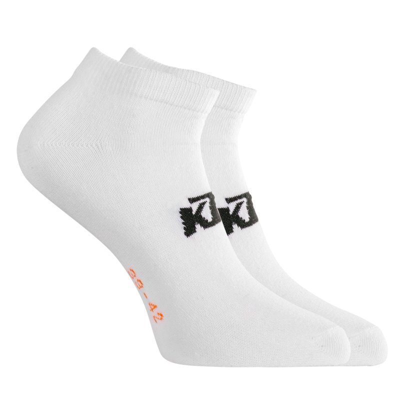 Lot de 6 Paires de Chaussettes homme Socquettes Sportif Noir/Blanc Uni - Ktm