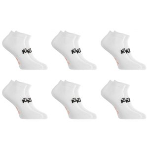 Lot de 6 Paires de Chaussettes homme Socquettes Sportif Noir/Blanc Uni - Ktm