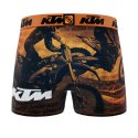 Lot de 4 Boxers homme Polyester Gris/Orange/Noir Imprimé - Ktm