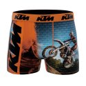 Lot de 3 Boxers homme Polyester Noir/Orange/Blanc Imprimé - Ktm