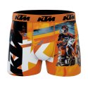 Lot de 3 Boxers homme Polyester Noir/Orange/Blanc Imprimé - Ktm
