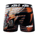 Lot de 3 Boxers homme Polyester Noir/Orange/Blanc Imprimé - Ktm