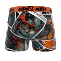 Lot de 4 Boxers homme Polyester Orange/Noir/Blanc Imprimé - Ktm