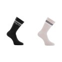 Lot de 2 Paires de Chaussettes homme Ville Casual, Fantaisie, Humour Bleu marine/Beige/Blanc/Noir Imprimé - Twinday