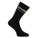 Lot de 2 Paires de Chaussettes homme Ville Casual, Fantaisie, Humour Kaki fonccé/Noir/Beige Imprimé - Twinday