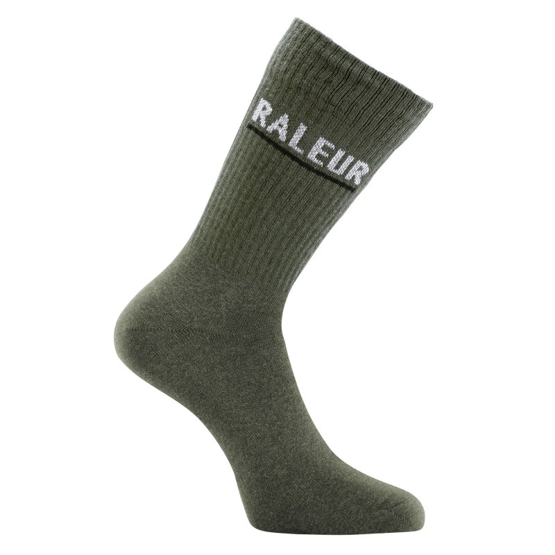 Lot de 2 Paires de Chaussettes homme Ville Casual, Fantaisie, Humour Kaki fonccé/Noir/Beige Imprimé - Twinday