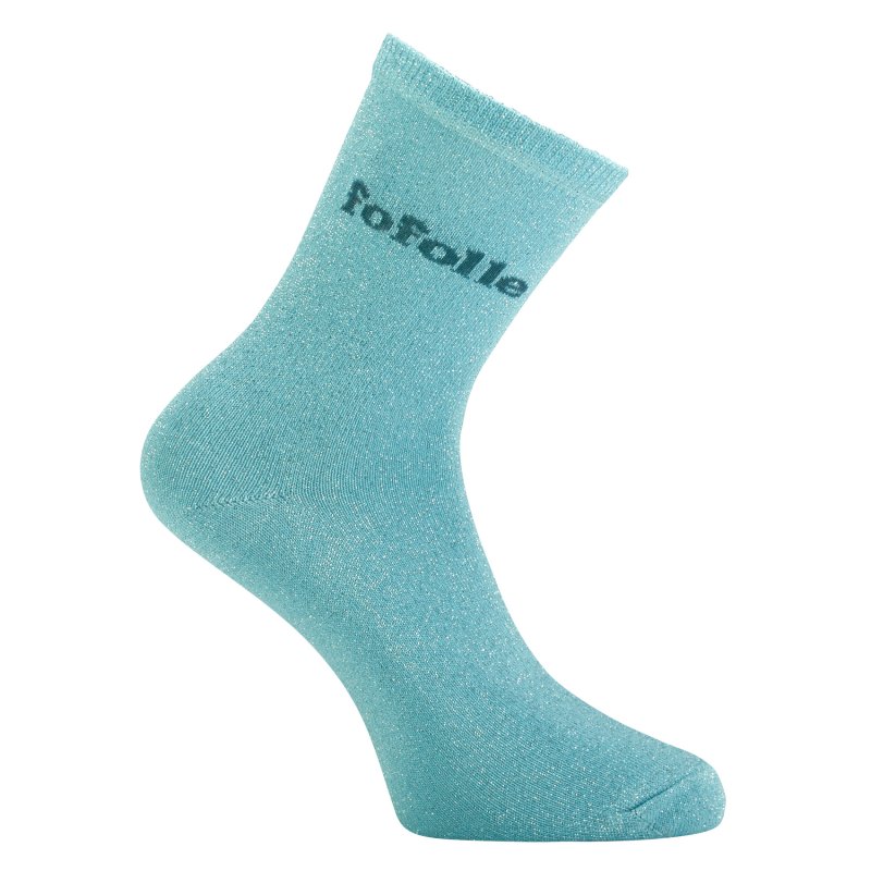 Paire de Chaussettes femme Ville Fantaisie, HumourBleu Uni - Twinday