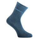 Paire de Chaussettes femme Ville Fantaisie, HumourBleu Uni - Twinday