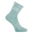 Paire de Chaussettes femme Ville Fantaisie, HumourVert Uni - Twinday