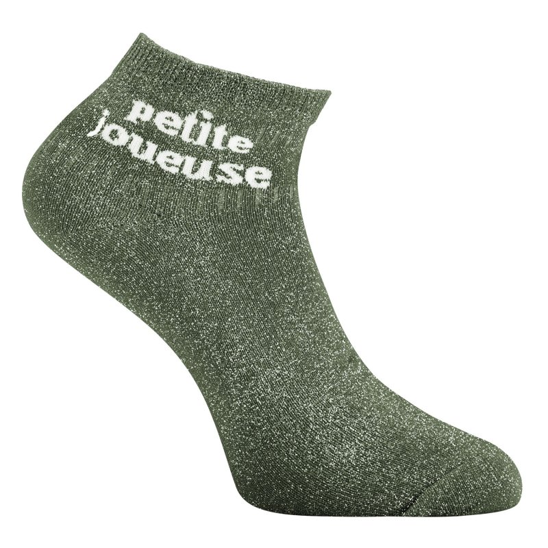 Paire de Chaussettes femme Ville Fantaisie, HumourKaki Uni - Twinday