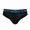 Lot de 3 Slips homme Coton Noir Uni - Umbro