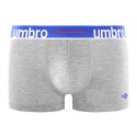 Lot de 4 Boxers homme Coton Noir/Bleu indigo/Blanc/Gris Uni - Umbro