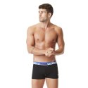 Lot de 4 Boxers homme Coton Noir/Bleu indigo/Blanc/Gris Uni - Umbro