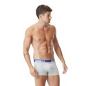 Lot de 4 Boxers homme Coton Noir/Bleu indigo/Blanc/Gris Uni - Umbro