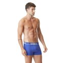 Lot de 4 Boxers homme Coton Noir/Bleu indigo/Blanc/Gris Uni - Umbro