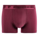 Lot de 4 Boxers homme Polyester Bleu/Rouge/Vert/Noir Uni - Pierrecardin