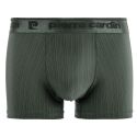 Lot de 4 Boxers homme Polyester Bleu/Rouge/Vert/Noir Uni - Pierrecardin