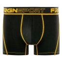 Lot de 4 Boxers garcon Polyester Noir/Jaune/Rouge/Rose/Vert Uni - Freegun