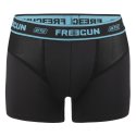 Lot de 3 Boxers homme Polyester Bleu/Gris/Rouge Uni - Freegun