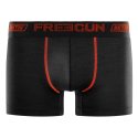 Lot de 4 Boxers homme Polyester Noir Uni - Freegun