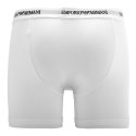 Lot de 3 Boxers homme Coton Blanc/Bleu Marine/Noir/Gris Uni - Emporio Armani