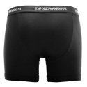 Lot de 3 Boxers homme Coton Blanc/Bleu Marine/Noir/Gris Uni - Emporio Armani