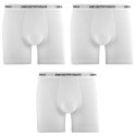 Lot de 3 Boxers homme Coton Blanc Uni - Emporio Armani