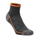 Lot de 4 Paires de Chaussettes homme Socquettes Travail Noir Uni - Black & Decker