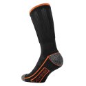 Lot de 4 Paires de Chaussettes homme Tennis Travail Noir Uni - Black & Decker