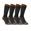 Lot de 4 Paires de Chaussettes homme Tennis Travail Noir Uni - Black & Decker