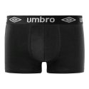 Lot de 3 Boxers homme Coton Noir/Gris/Bleu Marine Uni - Umbro