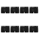 Lot de 8 Boxers homme Coton Noir Uni - Umbro