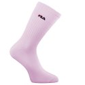 Lot de 6 Paires de Chaussettes homme Tennis Sportif Blanc/Vert pâle/Rose pâle Uni - Fila