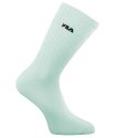 Lot de 6 Paires de Chaussettes homme Tennis Sportif Blanc/Vert pâle/Rose pâle Uni - Fila