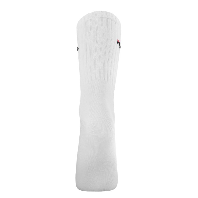 Lot de 6 Paires de Chaussettes homme Tennis Sportif Blanc/Vert pâle/Rose pâle Uni - Fila