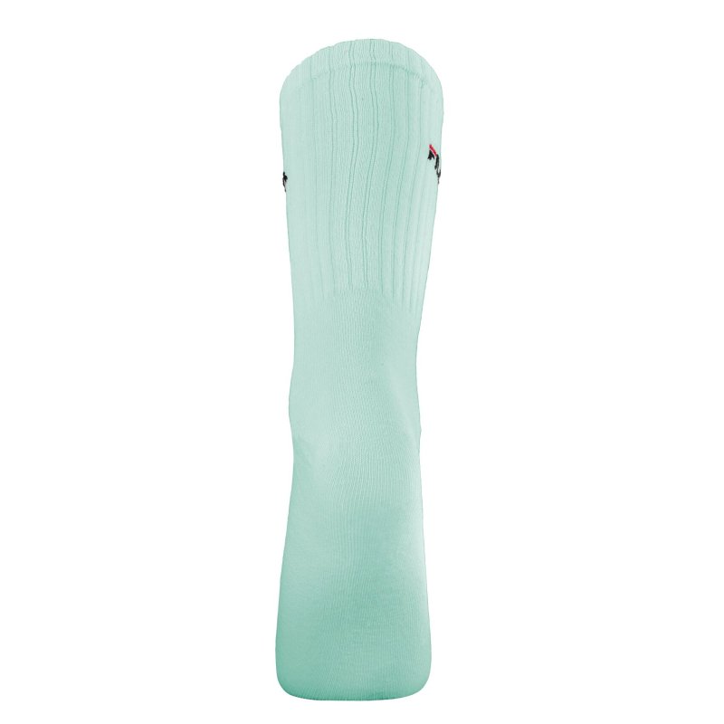 Lot de 6 Paires de Chaussettes homme Tennis Sportif Blanc/Vert pâle/Rose pâle Uni - Fila