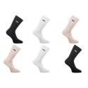 Lot de 6 Paires de Chaussettes homme Tennis Sportif Marron clair/Noir/Blanc Uni - Fila