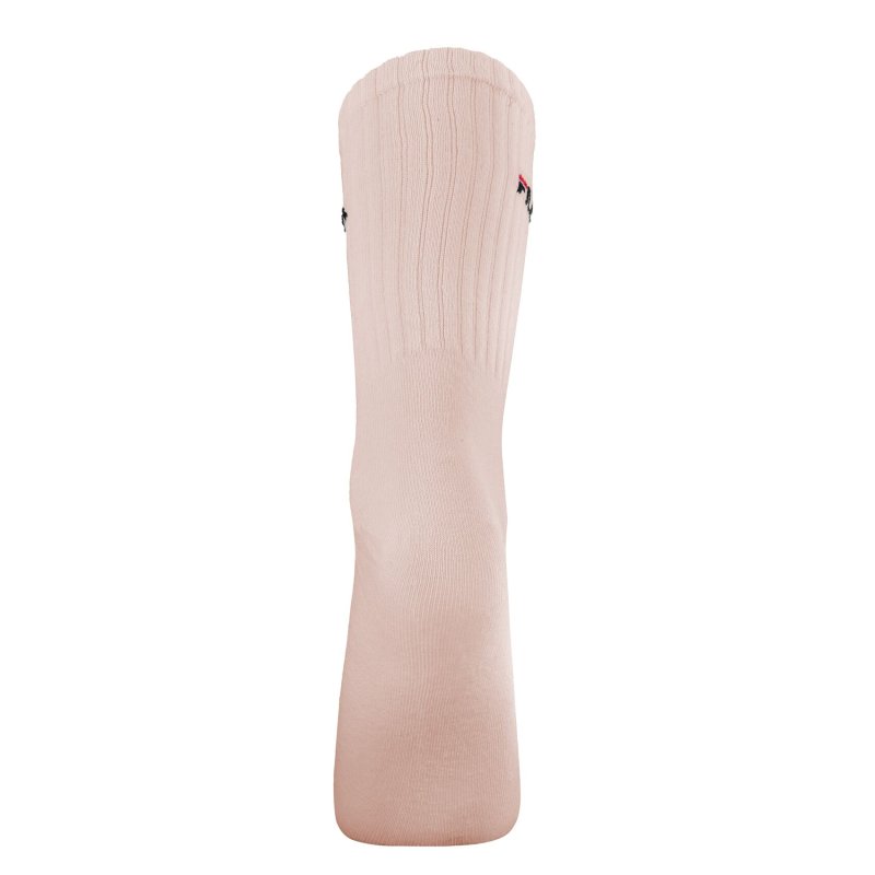 Lot de 6 Paires de Chaussettes homme Tennis Sportif Marron clair/Noir/Blanc Uni - Fila