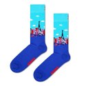 Paire de Chaussettes homme Ville Bleu/Turquoise/Rouge Imprimé - Happy Socks